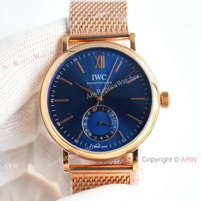 Swiss Replica IWC Portofino Pointer Date Rose Gold Watch Swiss 2824 Movement